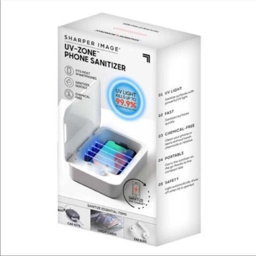 Sharper Image UV Zone Sanitizer nwt